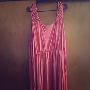 Salmon color dress